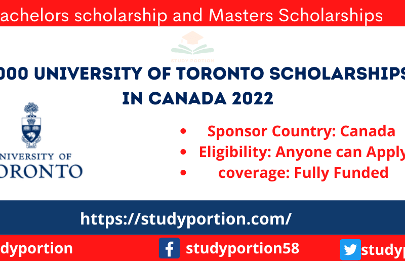 5000 University of Toronto Scholarships in Canada 2022
