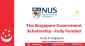 Singapore Government Scholarship for 2023
