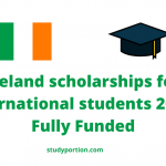Ireland scholarships for international students 2022 Fully Funded