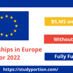 Scholarships in Europe for 2022 Without IELTS [Fully Funded]