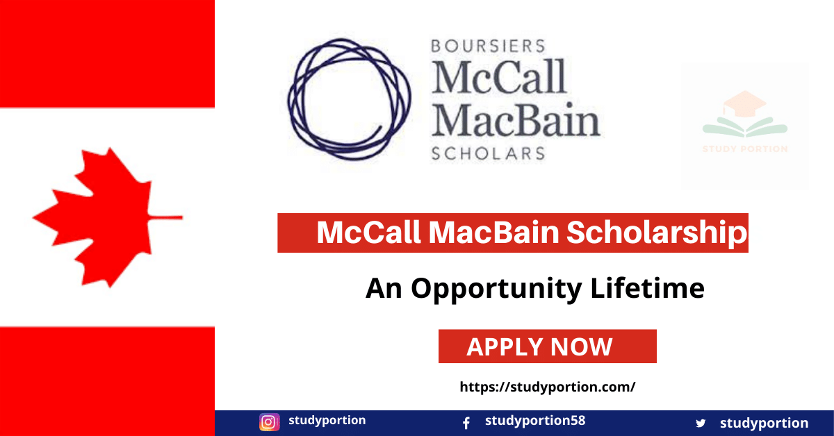 McCall MacBain Scholarships 2023 in Canada