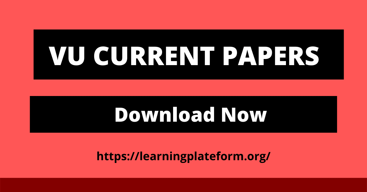 VU CURRENT PAPERS
