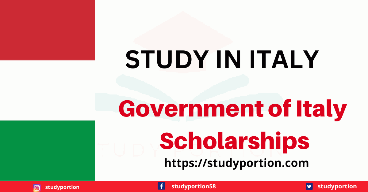 Government of Italy Scholarships