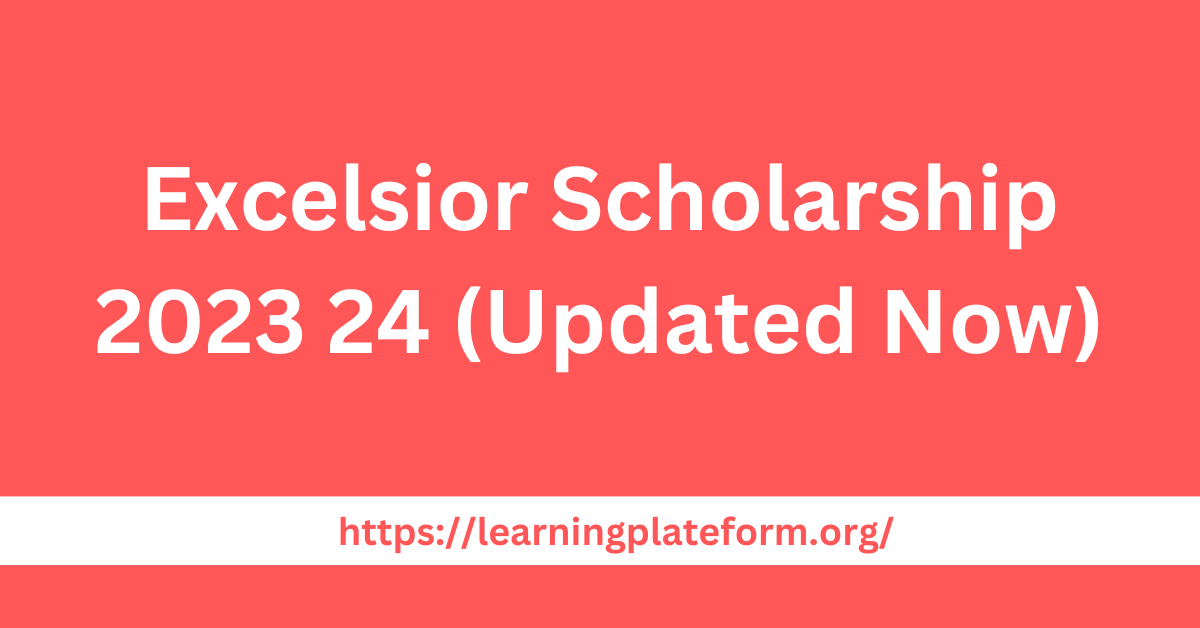 Excelsior Scholarship 2023 Program