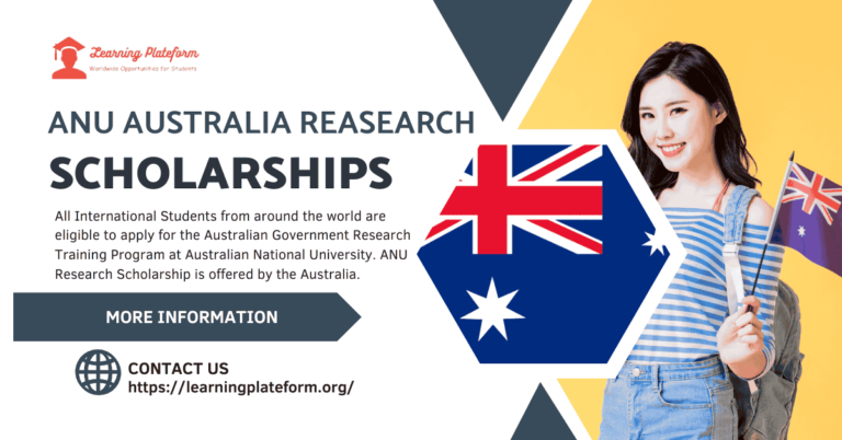 ANU International Research Scholarships